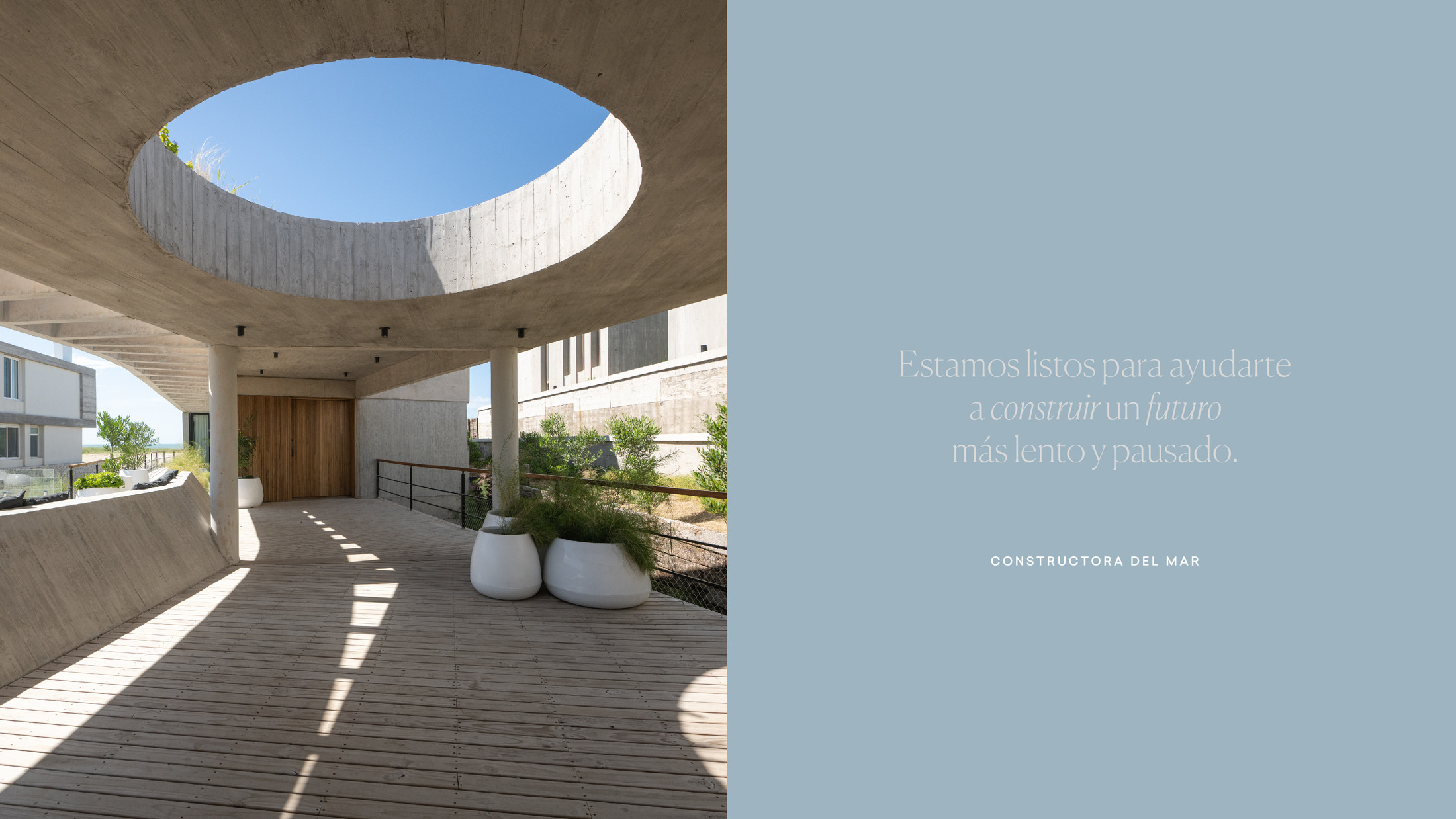 Constructora del Mar — sistema gráfico